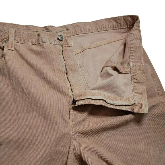 New American Eagle 24R Corduroy Mom Jean Fit Pants Rose Pink High Rise Stretch - Picture 8 of 12